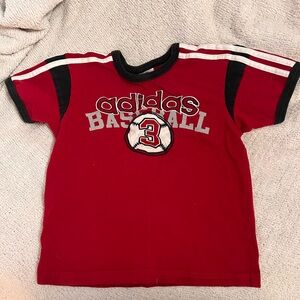 Adidas baseball baby tee